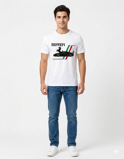 Ferrari 488 Pista Graphic Tee – Premium Italian Racing Streetwear T-Shirt