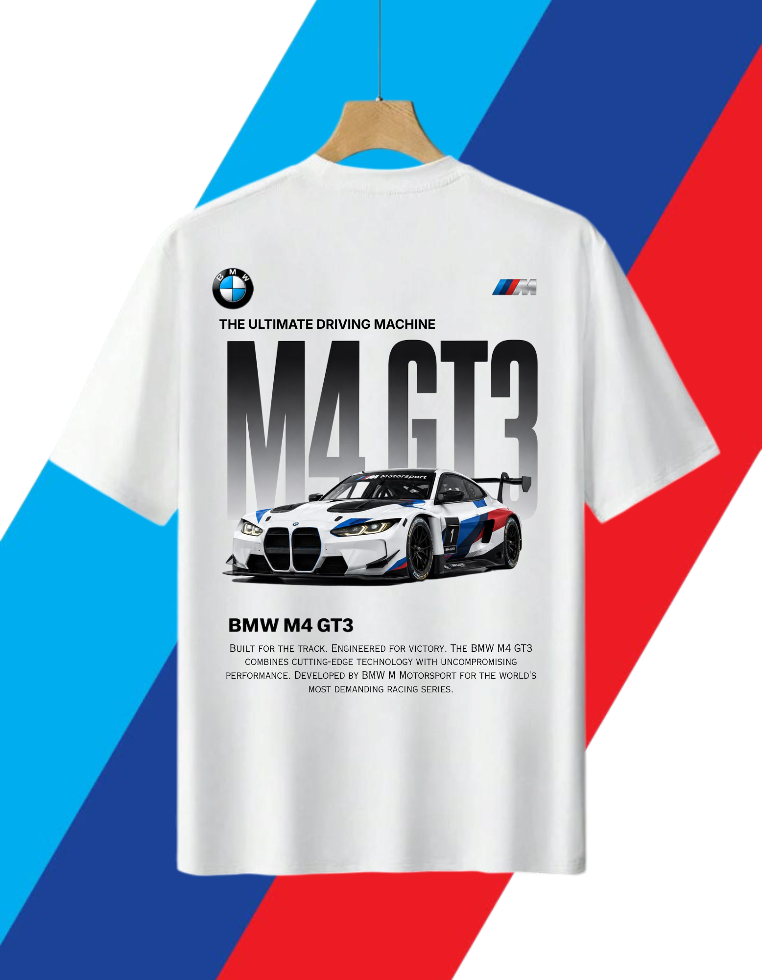 BMW M4 GT3 "The Ultimate Driving Machine" Graphic T-Shirt
